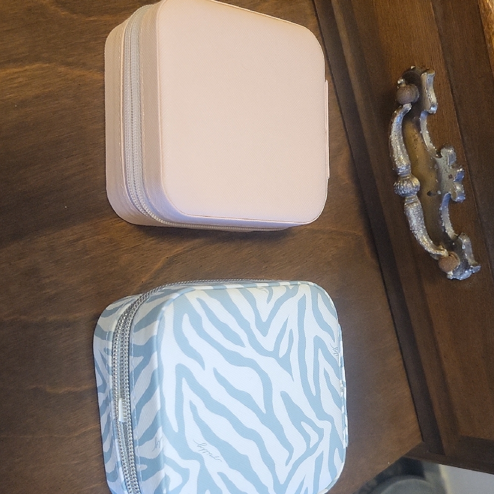 Milly Pink and Zebra Jewelry Organizers